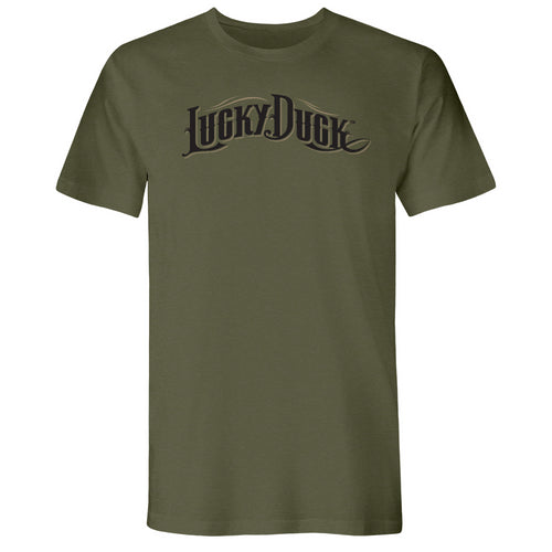 Lucky Duck Script T Shirt