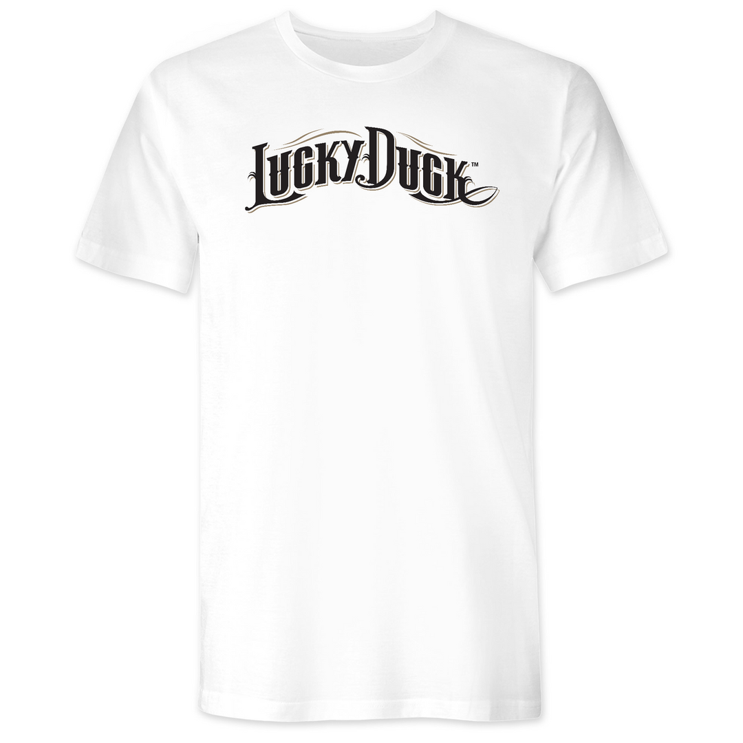 Lucky Duck Script T Shirt