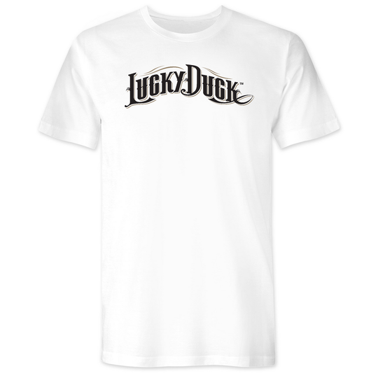 Lucky Duck Script T Shirt