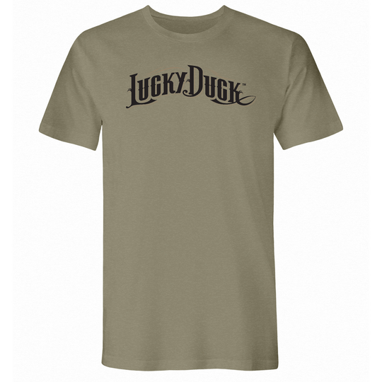 Lucky Duck Script T Shirt