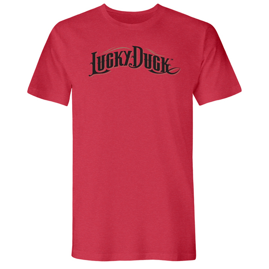 Lucky Duck Script T Shirt