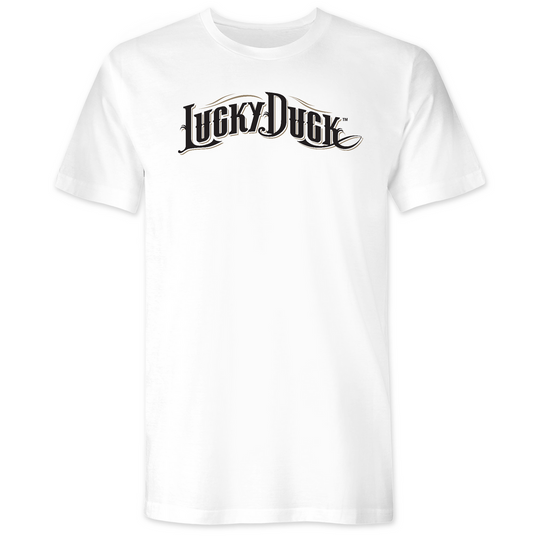 Lucky Duck Script T Shirt