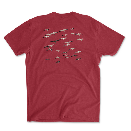 Lucky Duck Snow Goose Flock T-Shirt