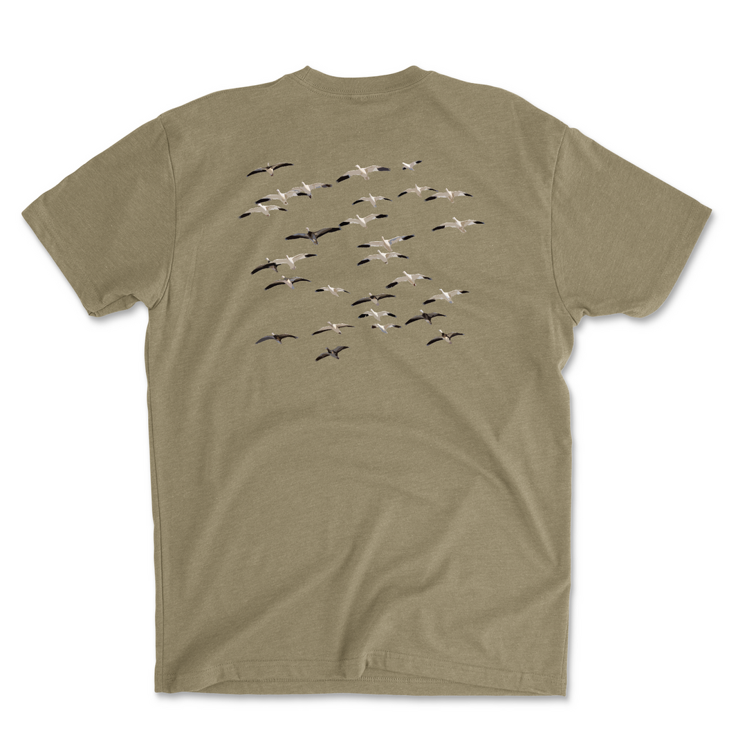 Lucky Duck Snow Goose Flock T-Shirt