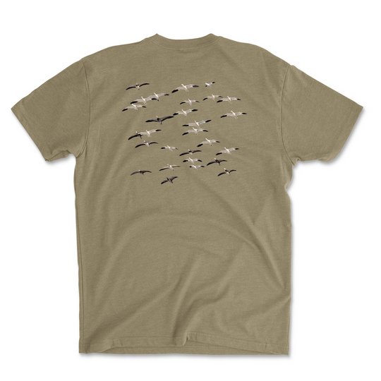 Lucky Duck Snow Goose Flock T-Shirt