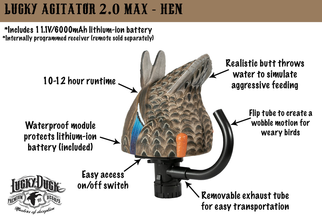 Lucky HDi Agitator 2.0 MAX - Hen