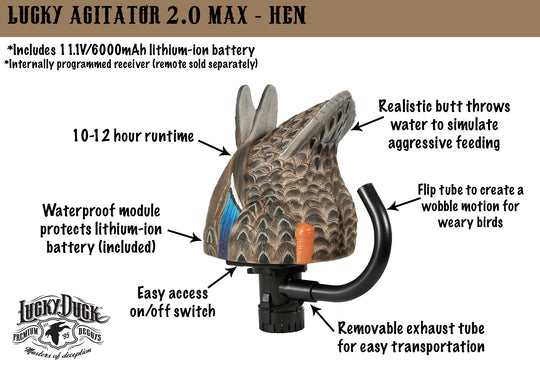 Lucky HDi Agitator 2.0 MAX - Hen