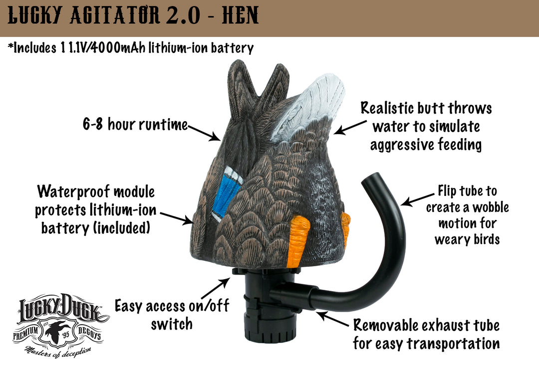 Lucky HDi Agitator 2.0 - Hen