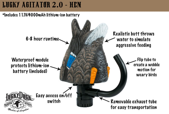 Lucky HDi Agitator 2.0 - Hen