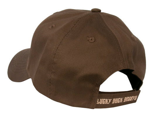 Brown Unstructured Hat