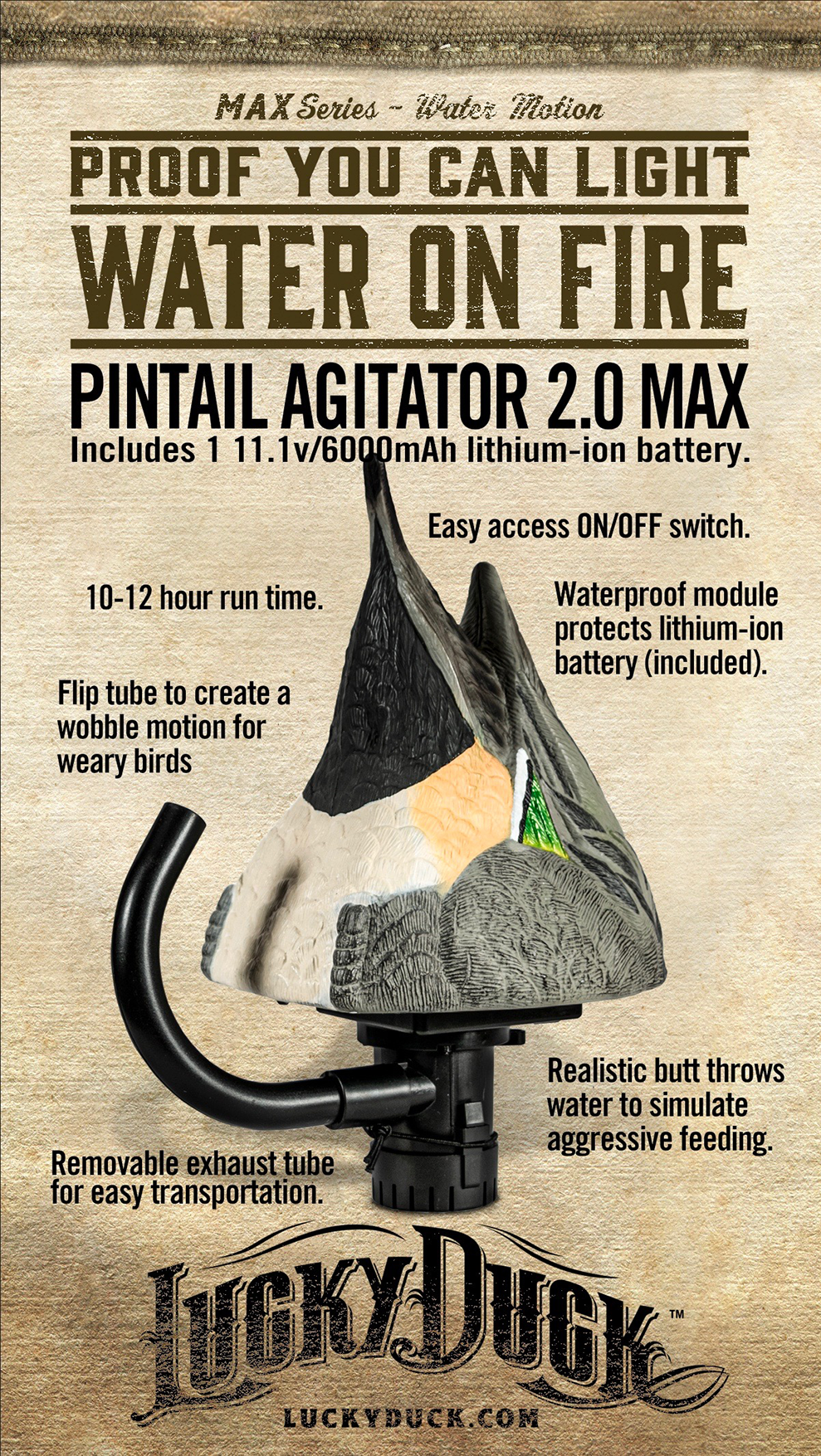 Lucky HDi Agitator 2.0 MAX - Pintail Drake