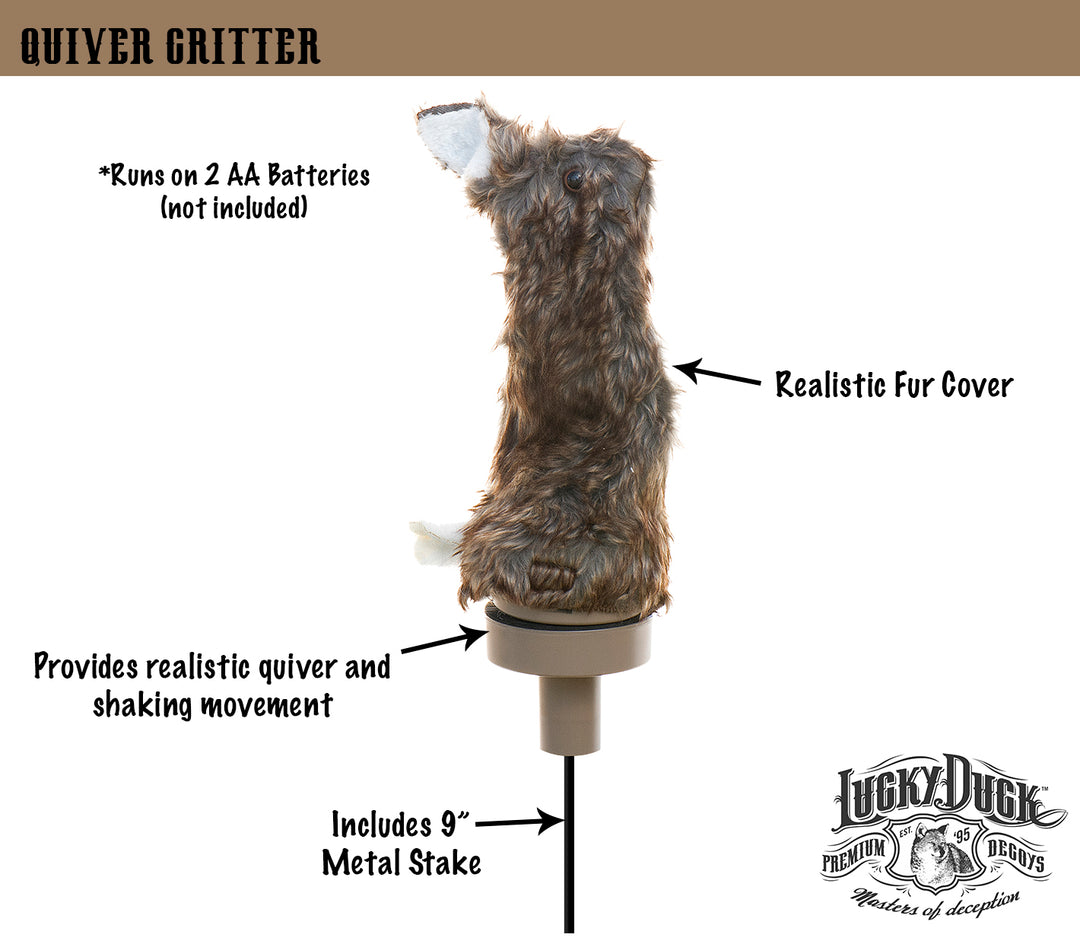 Quiver Critter with Metal Stake