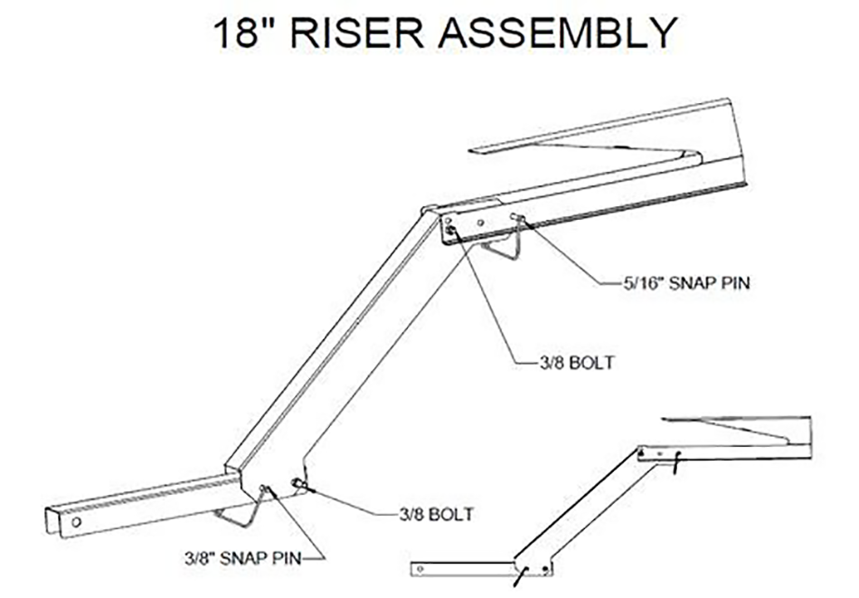 BirdHitch 18″ Riser